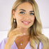 Silver set "Crystal Drop (Aurore Boreale)" with Preciosa™ crystals